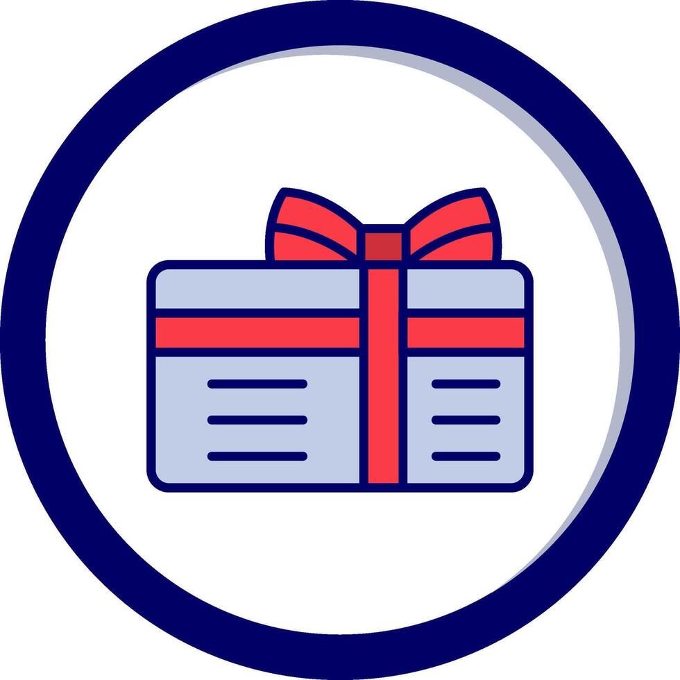 icono de vector de tarjeta de regalo