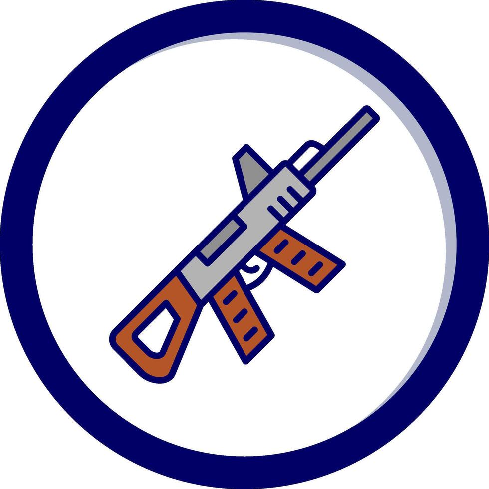 Machine Gun Vector Icon