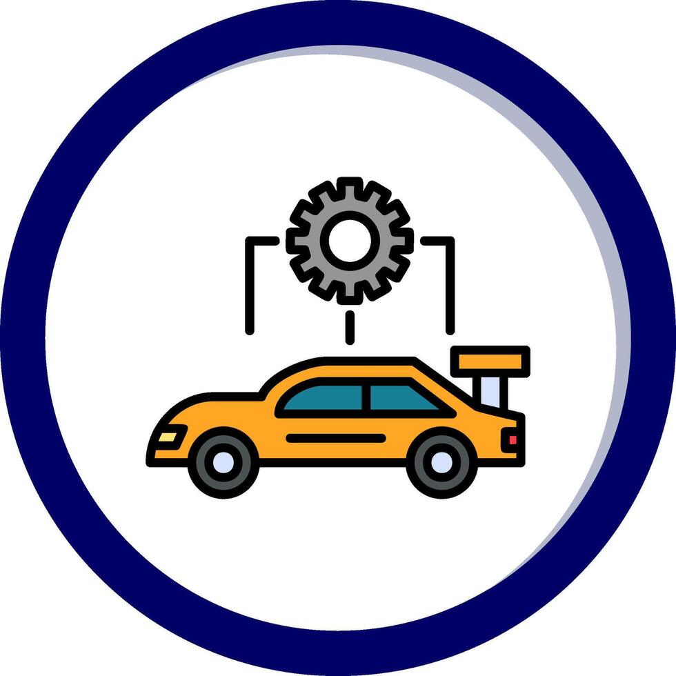 Car Configuration Vector Icon