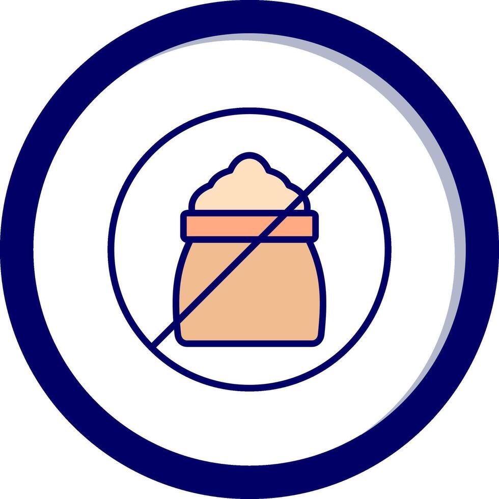 No Sugar Vector Icon