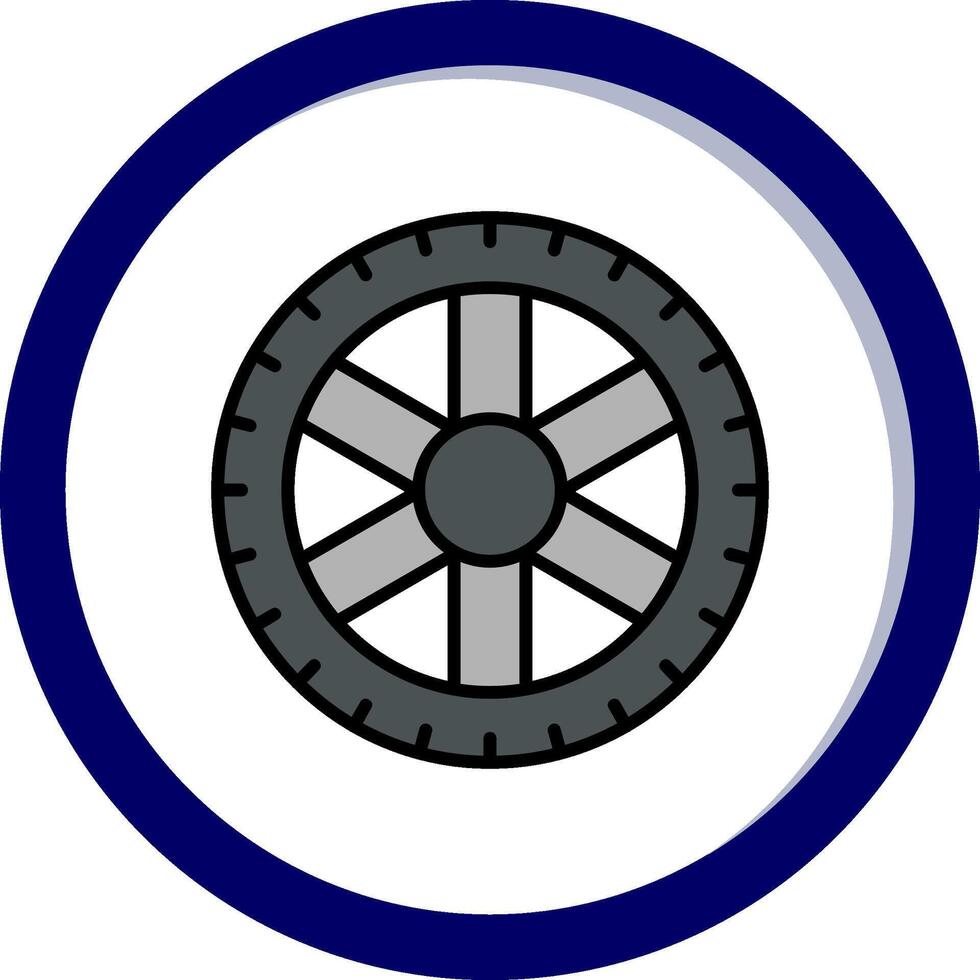 Tire Vector Icon