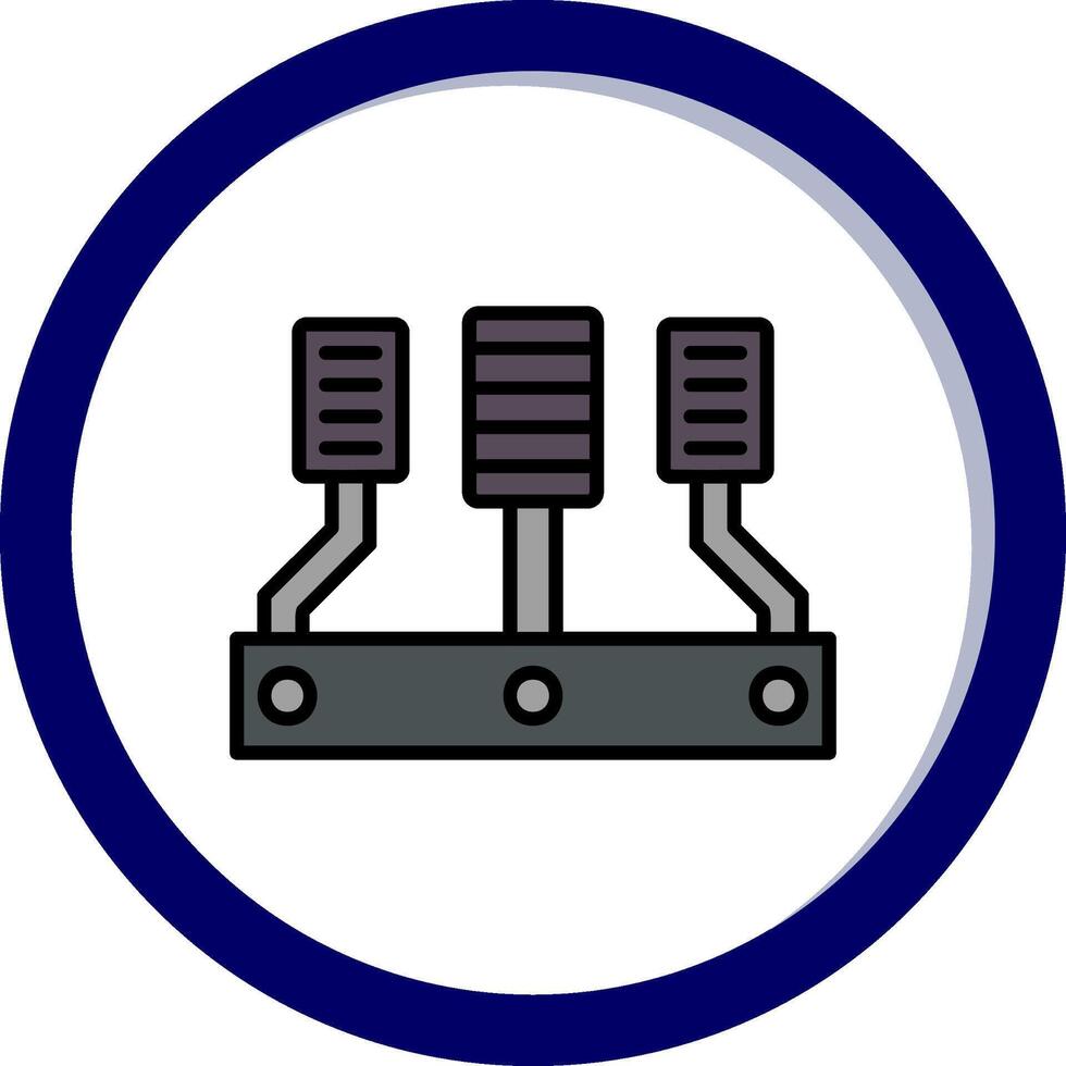 Car Accelerator Vector Icon