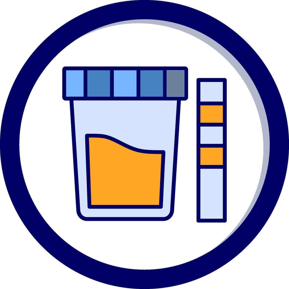 Urine Test Vector Icon