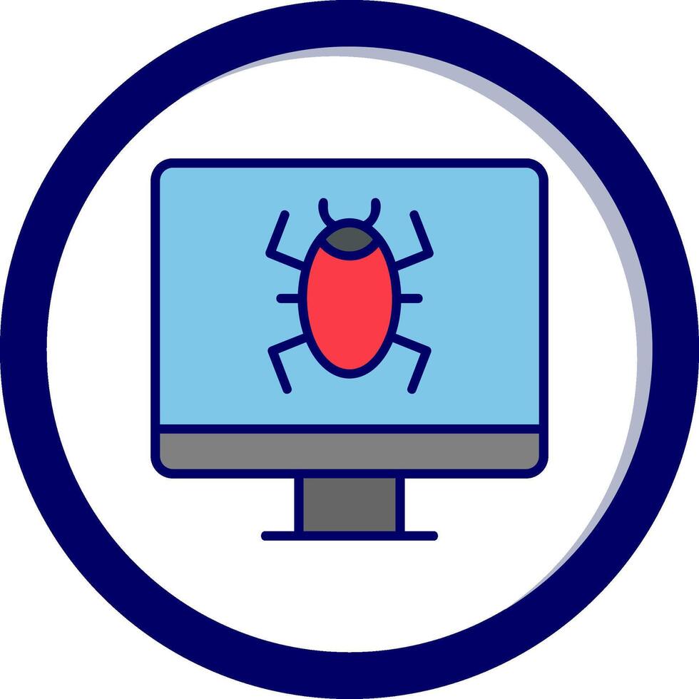 Computer Virus Vector Icon