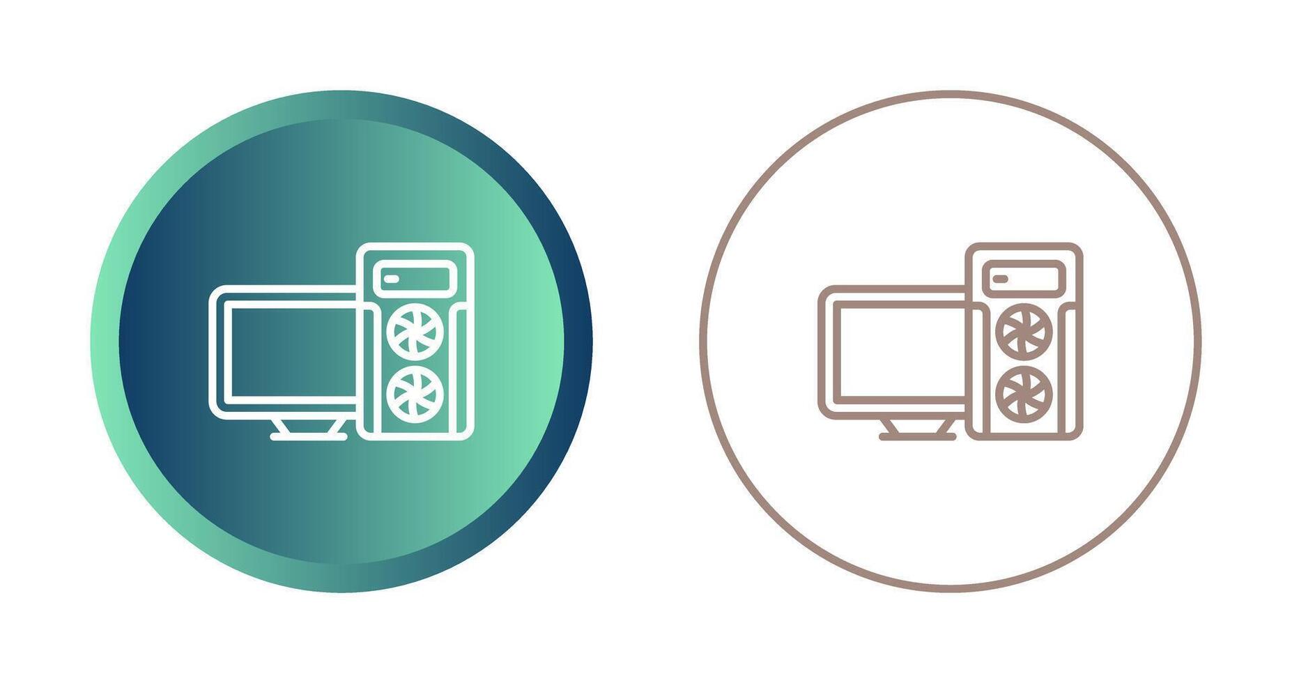 Gaming Pc Vector Icon