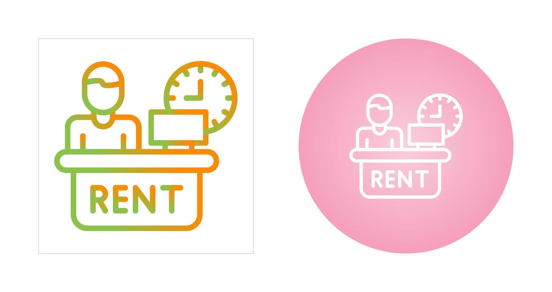 Rental Service Vector Icon