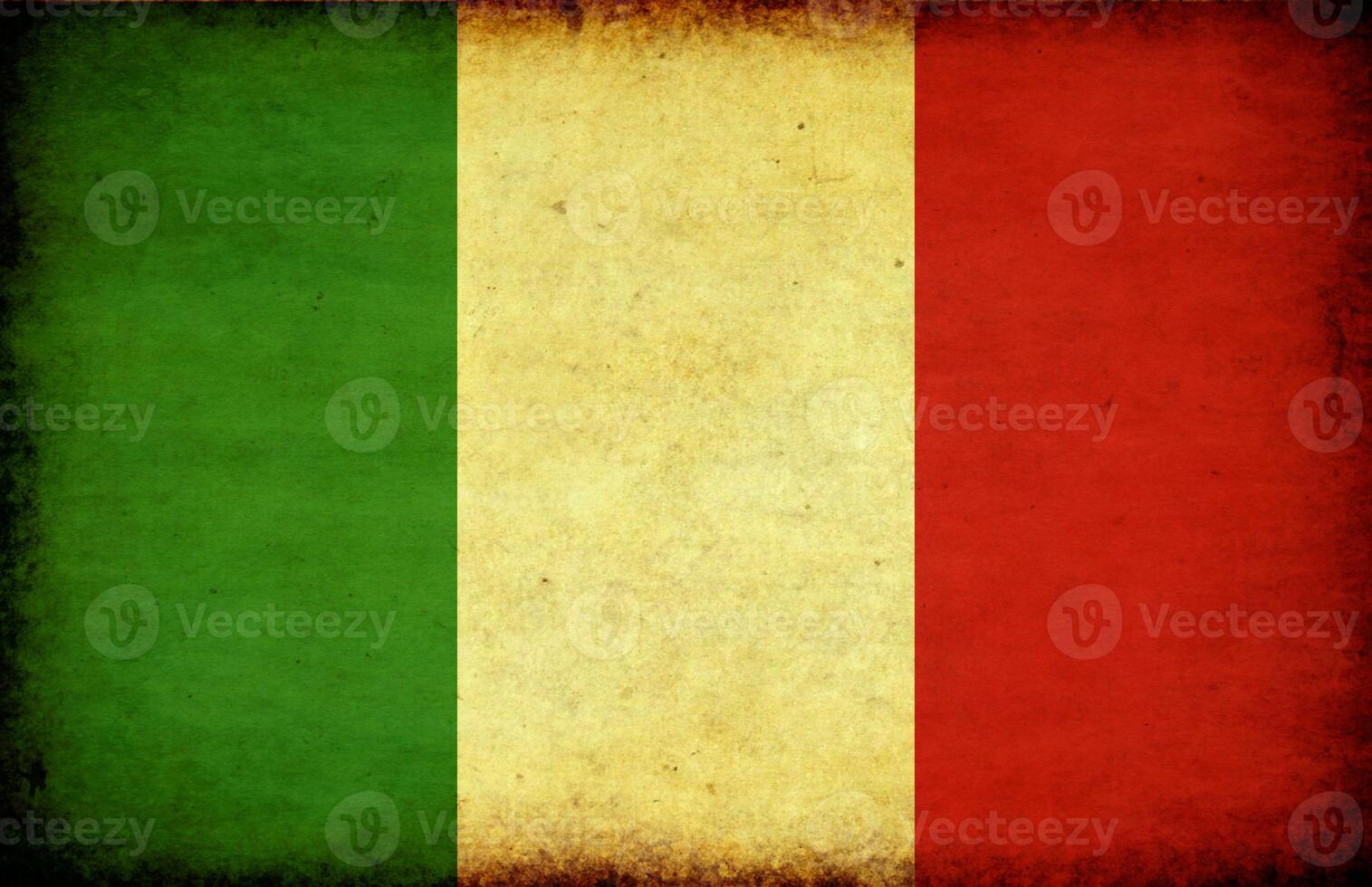 Grunge Italy flag photo