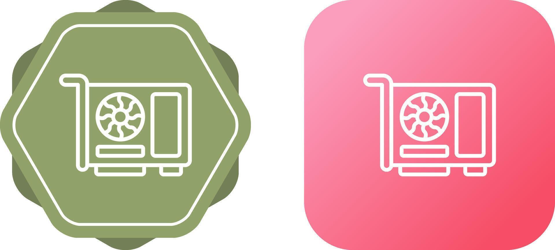 Graphic Card Vector Icon