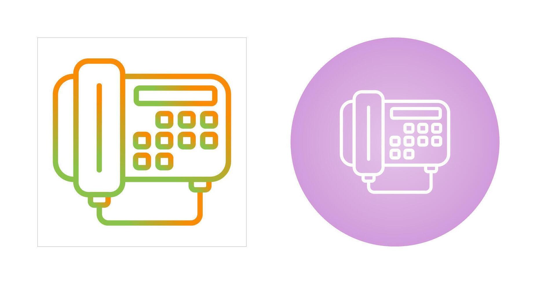 Fax Machine Vector Icon
