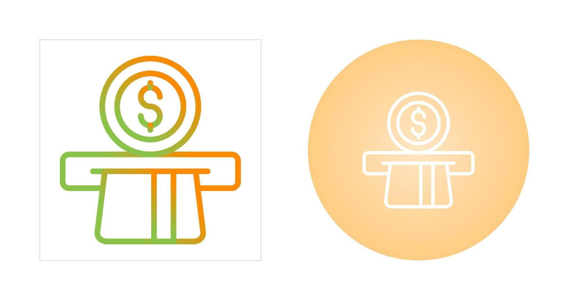 Automated Teller Machine Vector Icon
