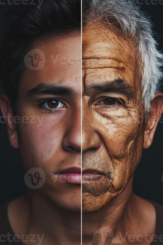 AI generated The Beauty of Aging Created With Generative AI Technology photo