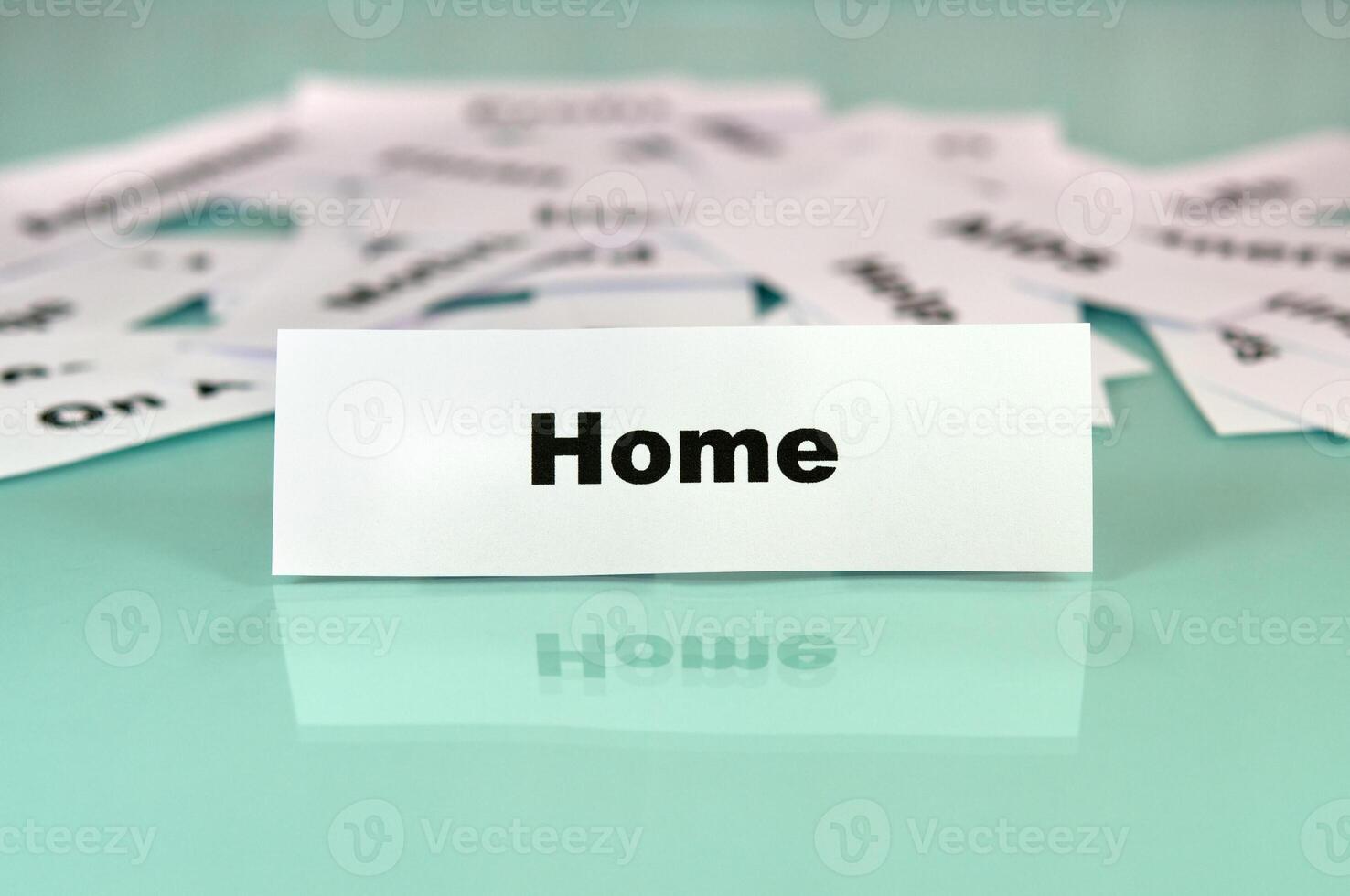 Home word sign photo