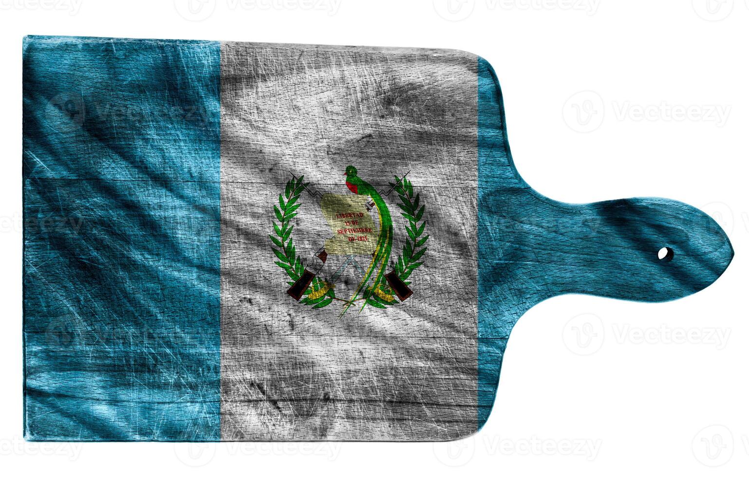 Guatemala bandera en blanco foto