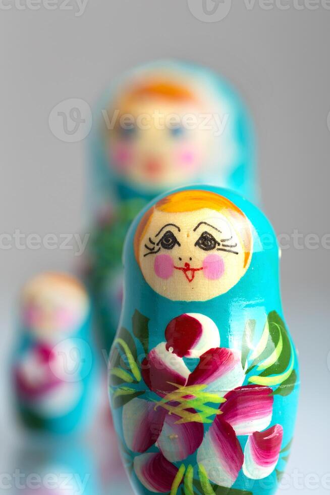 Matryoshka close up photo