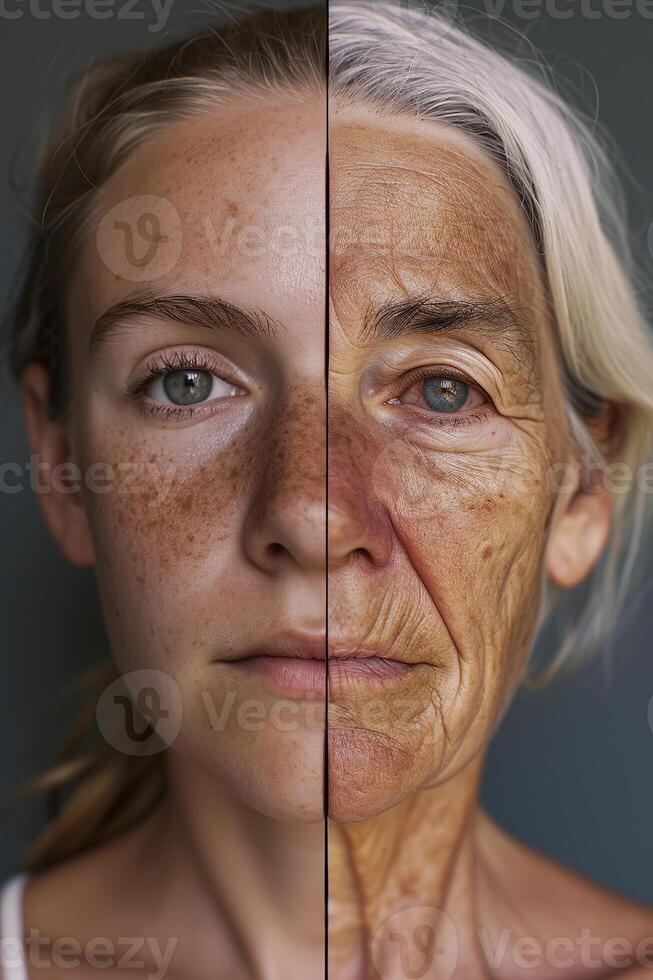 AI generated The Beauty of Aging Created With Generative AI Technology photo