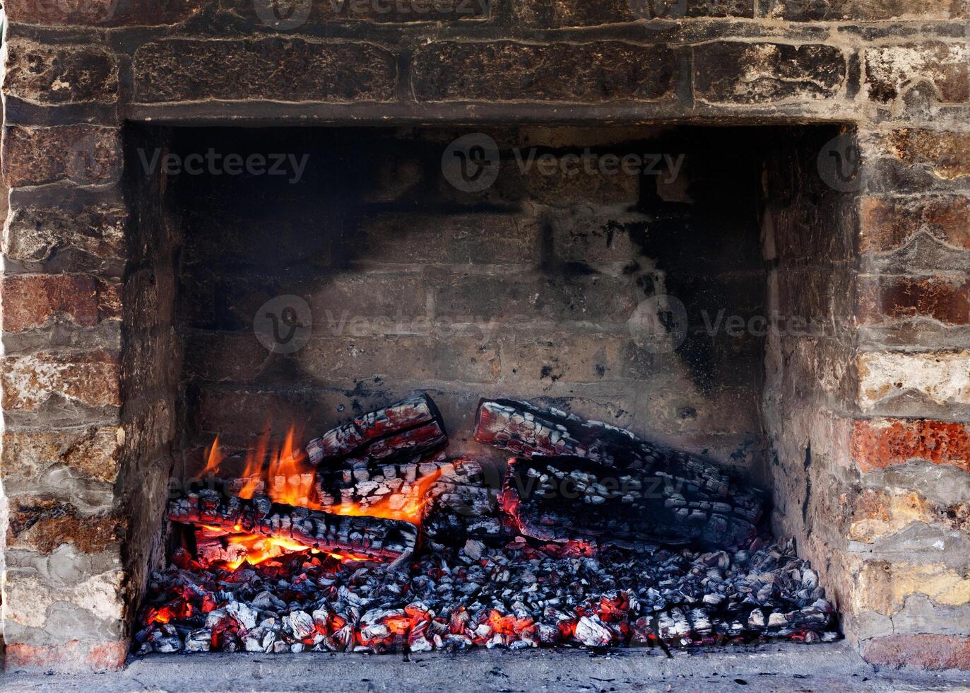 Embers close up photo