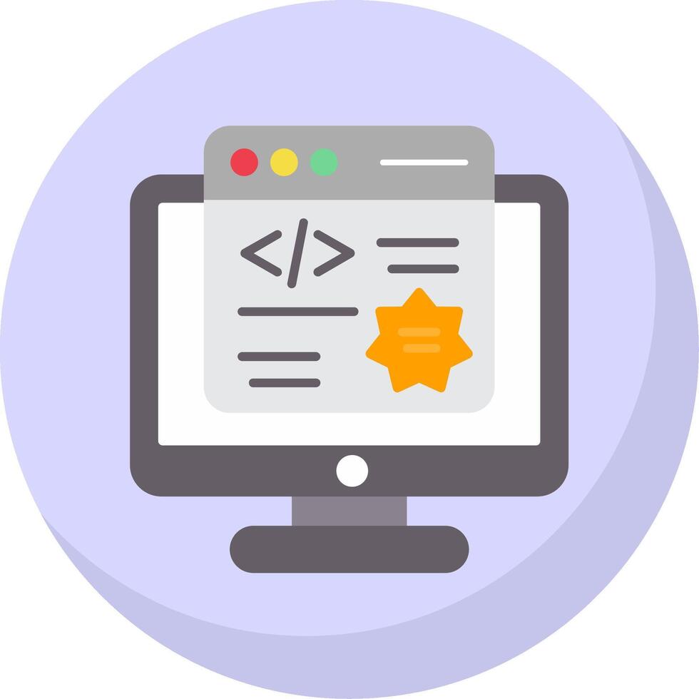 Pop Up Flat Bubble Icon vector