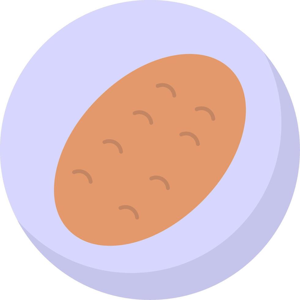 potato Flat Bubble Icon vector