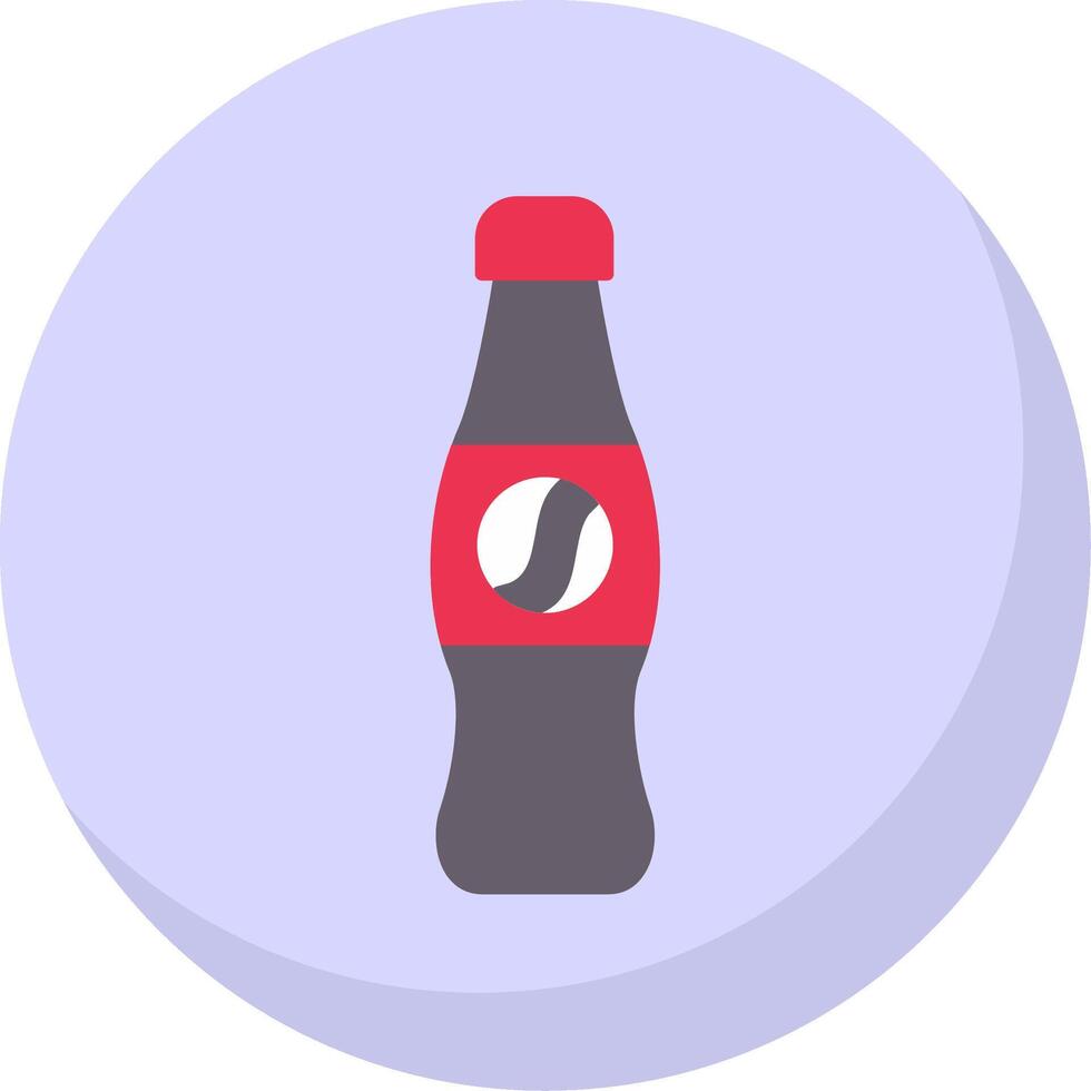 Cola Flat Bubble Icon vector