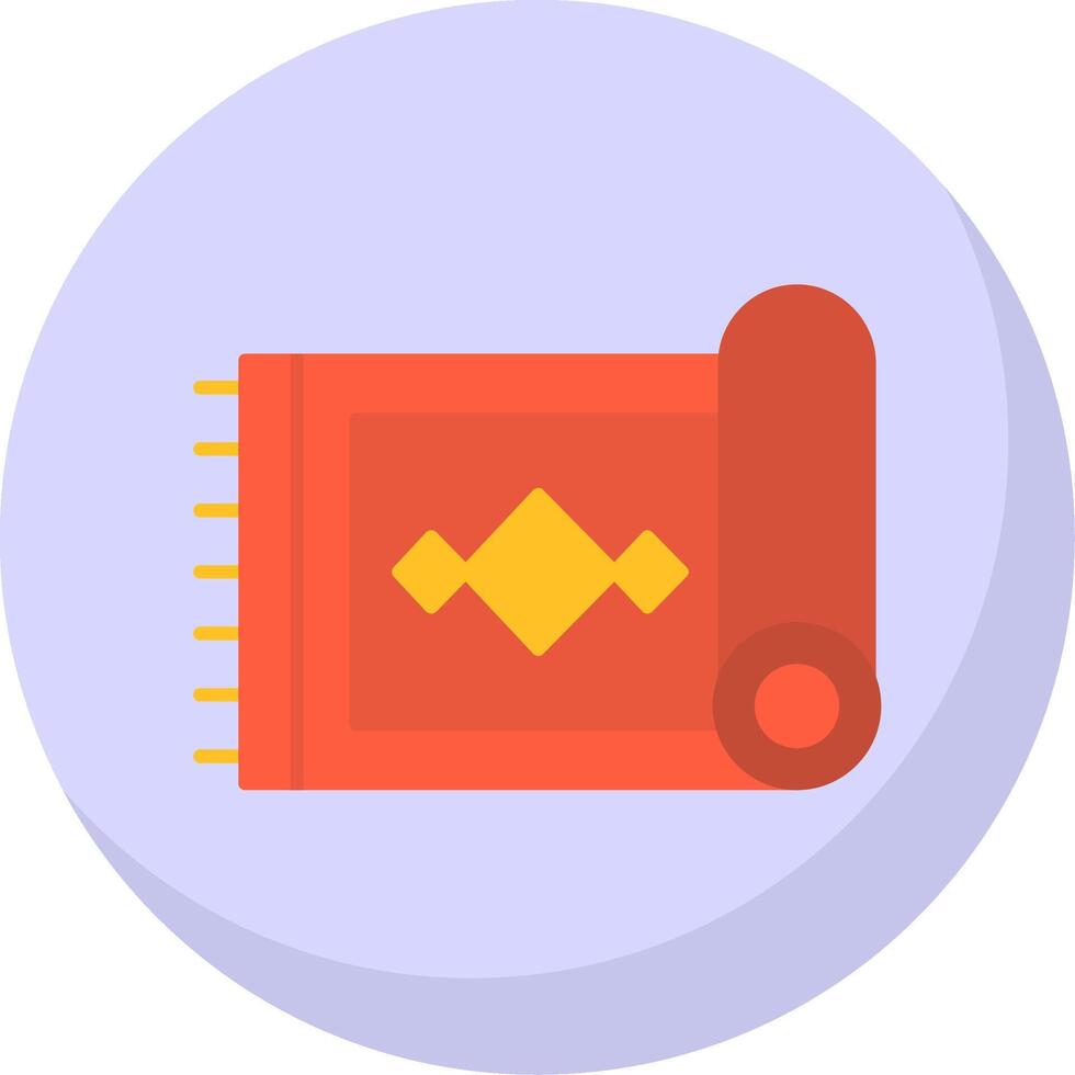 Carpet Flat Bubble Icon vector