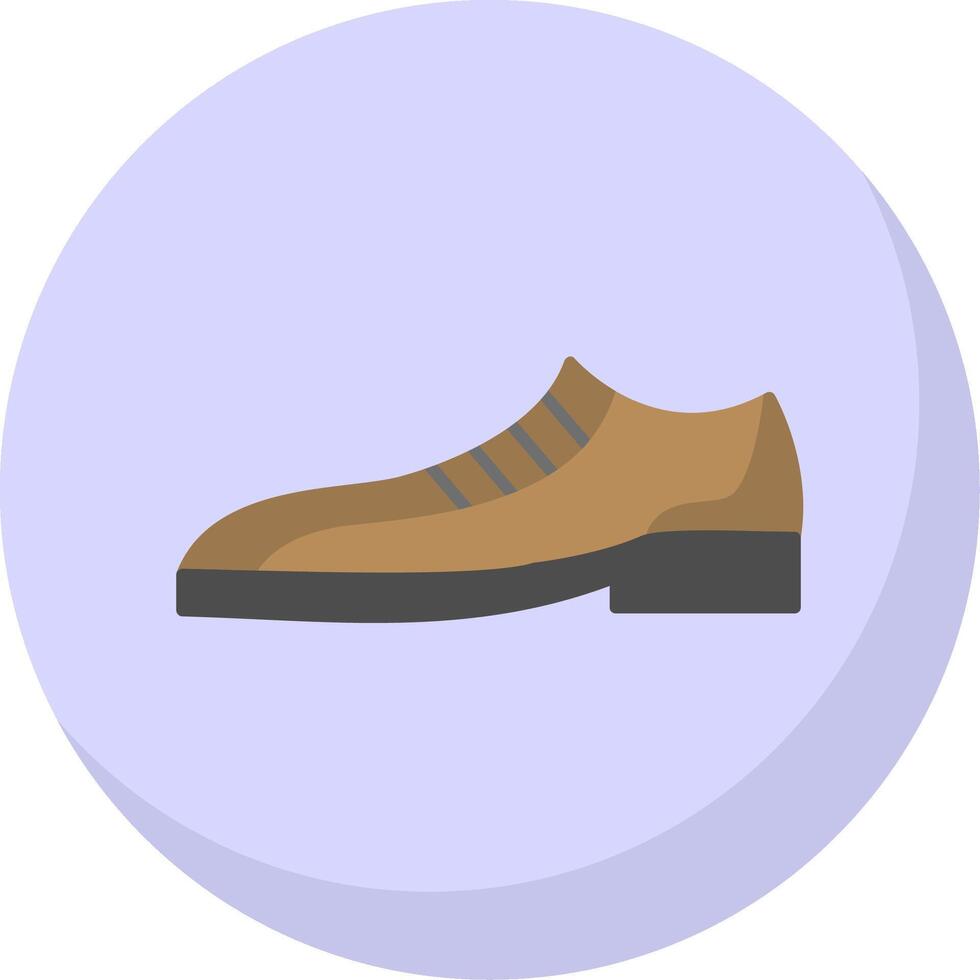 formal Zapatos plano burbuja icono vector