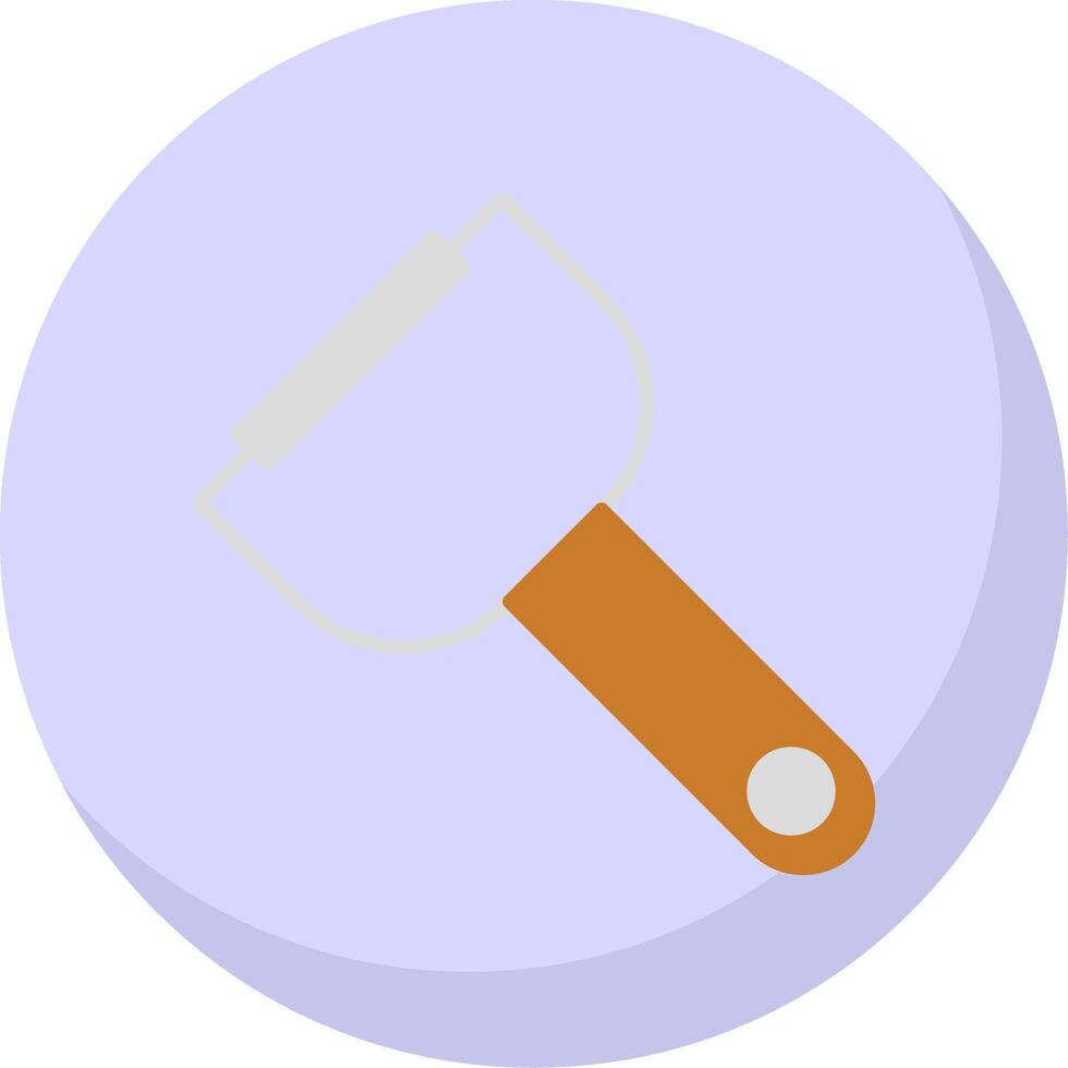 Peeler Flat Bubble Icon vector