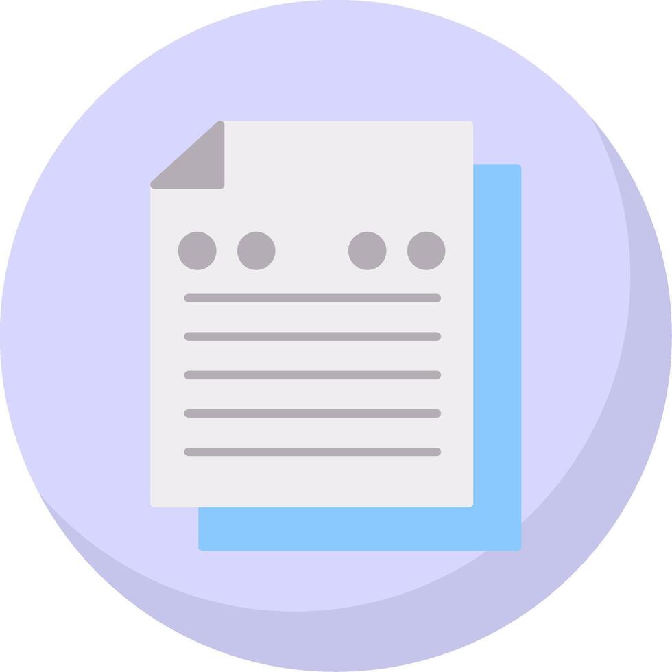 Note Flat Bubble Icon 39293332 Vector Art at Vecteezy