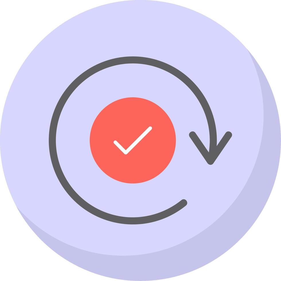 Update Flat Bubble Icon vector