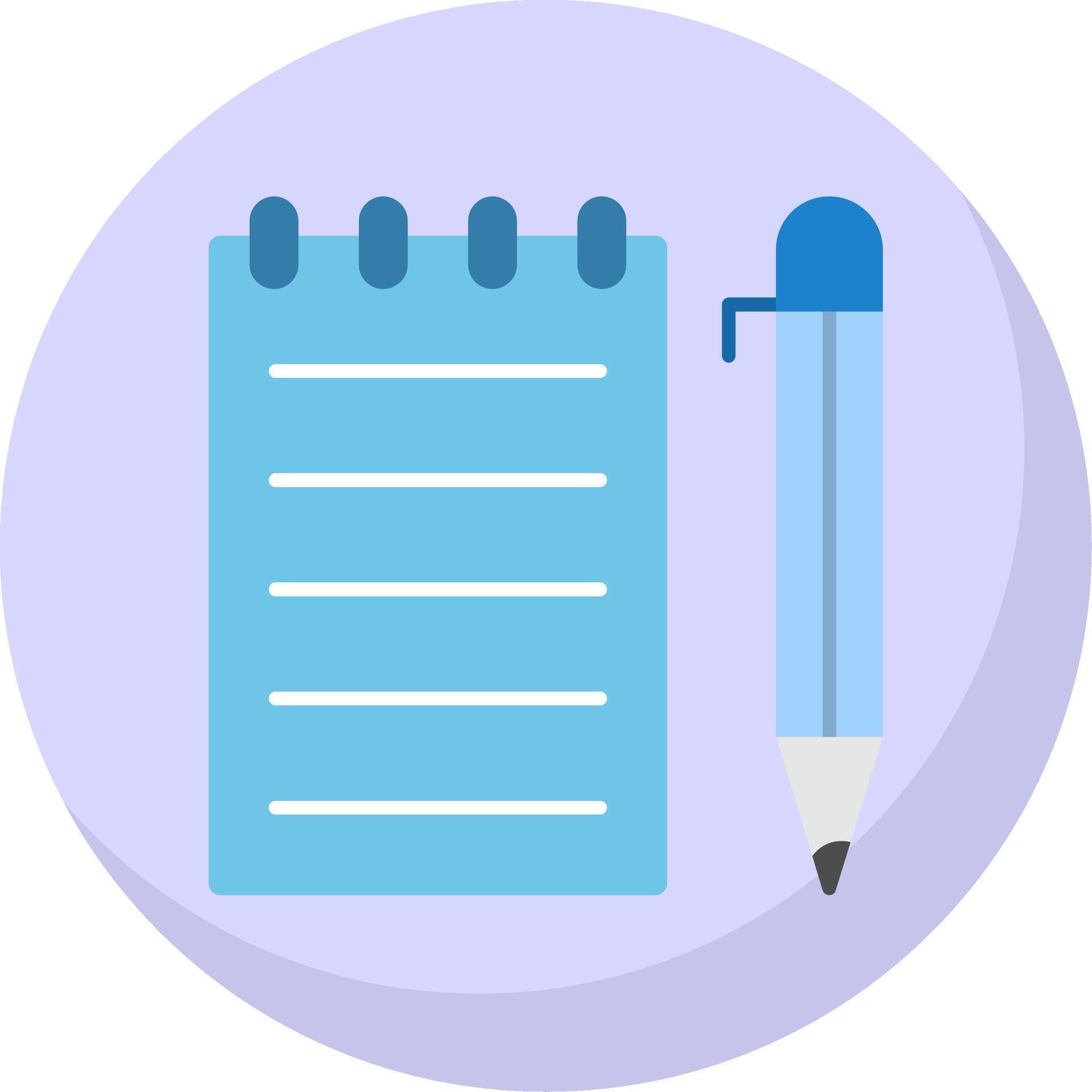 Notes Flat Bubble Icon 39293915 Vector Art at Vecteezy