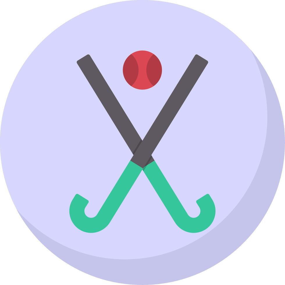 Hockey Flat Bubble Icon vector