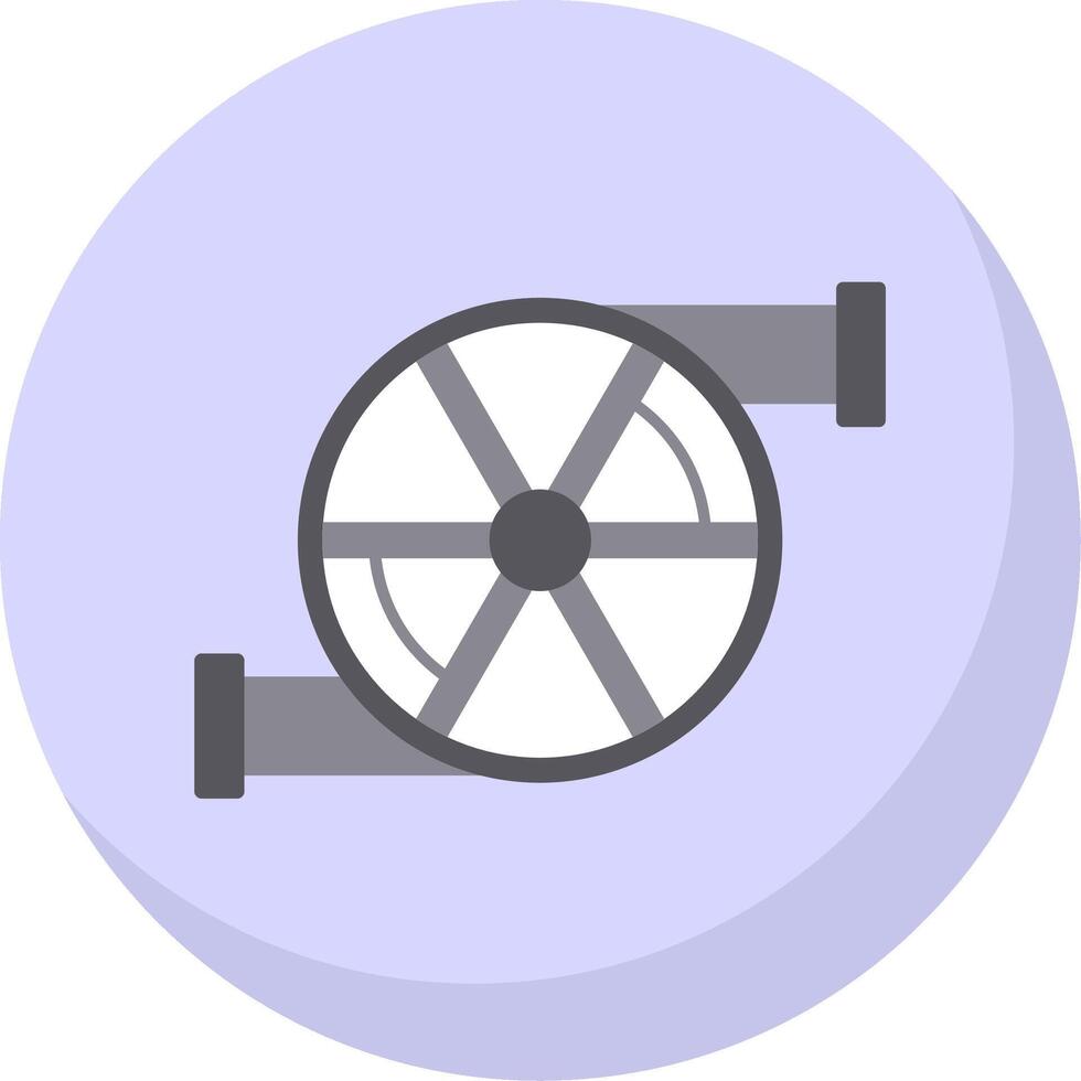 turbo plano burbuja icono vector