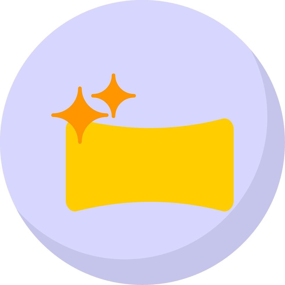 Soap Flat Bubble Icon vector
