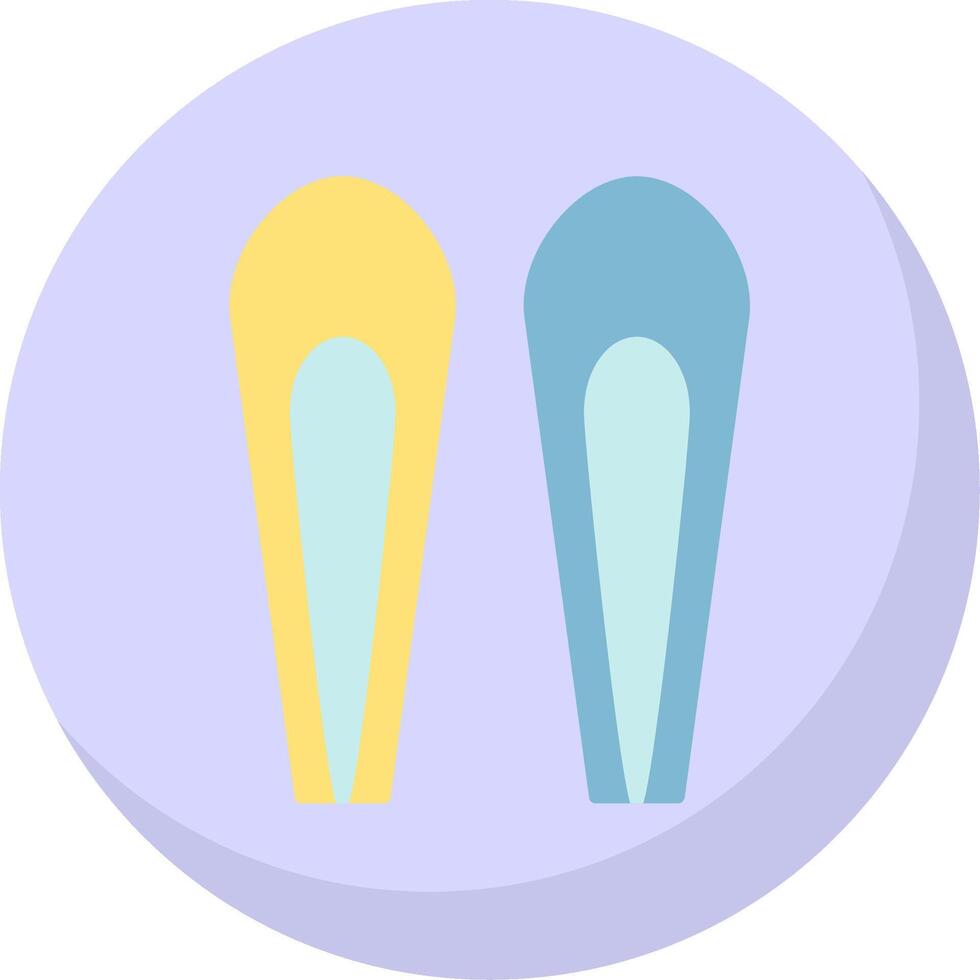 Hair Pin Flat Bubble Icon vector