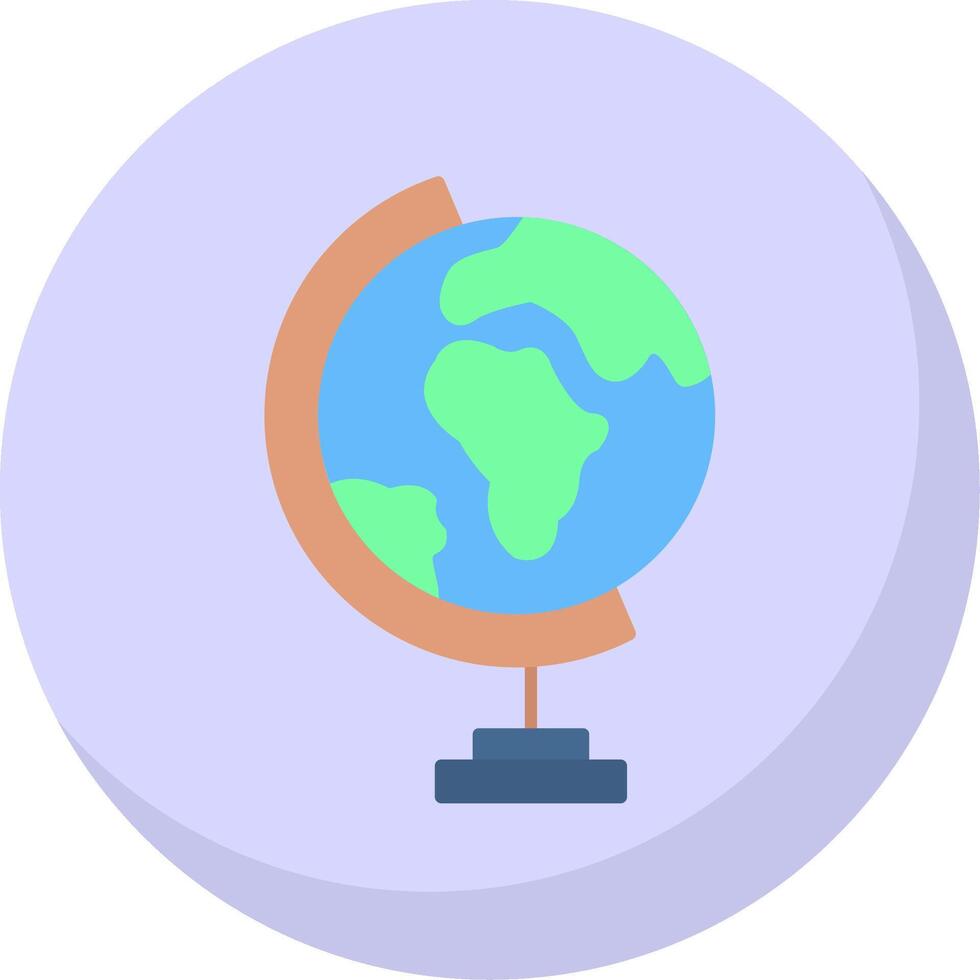Geography Flat Bubble Icon vector