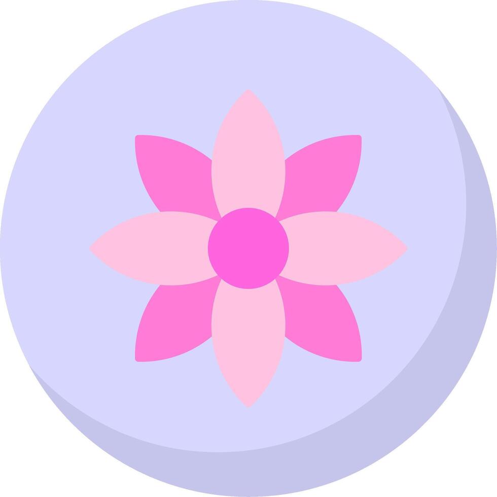 Dandelion Flat Bubble Icon vector