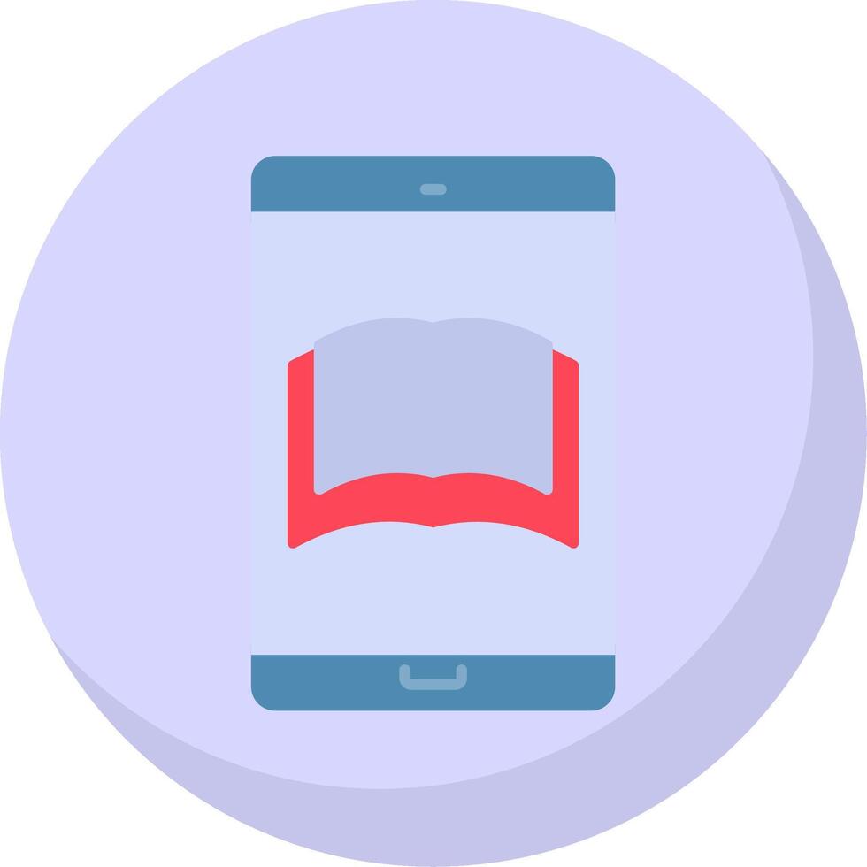 Education App Flat Bubble Icon vector