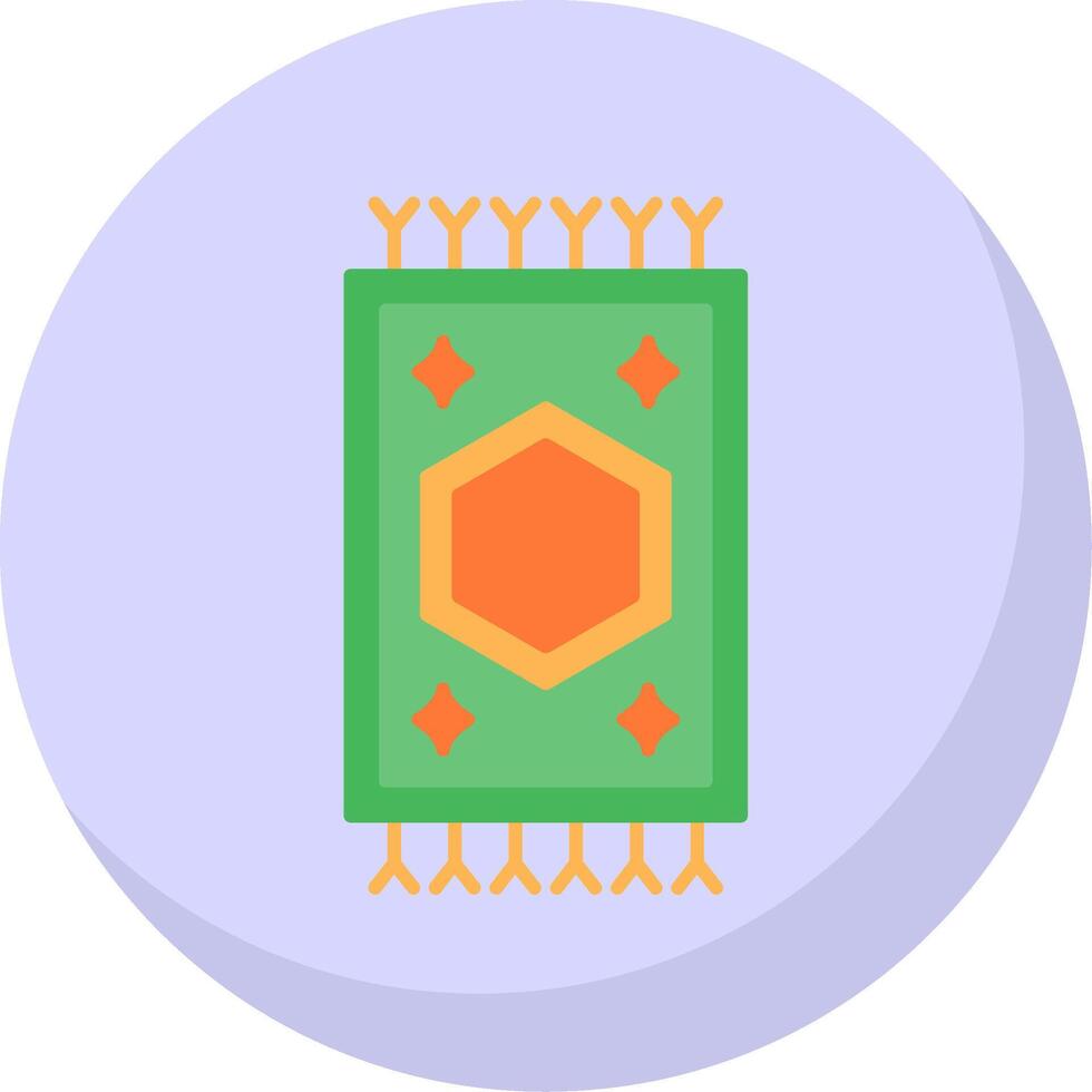 Carpet Flat Bubble Icon vector