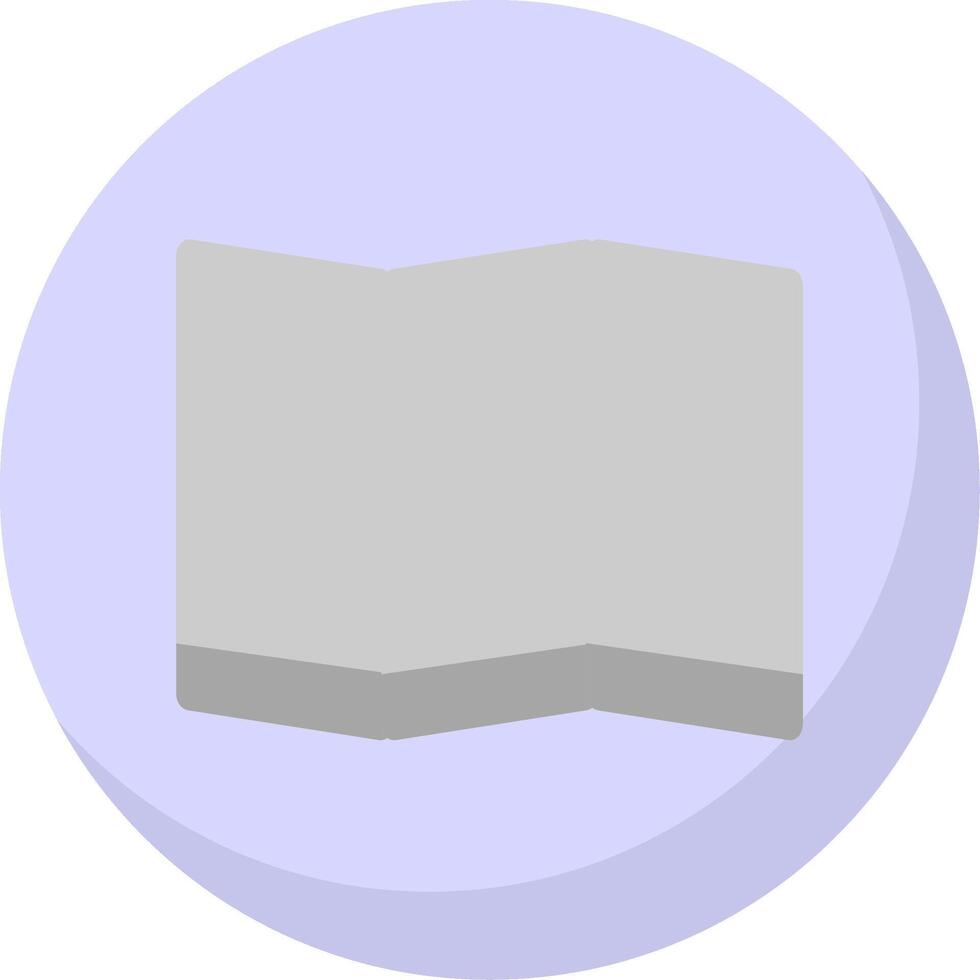 Folding Screen Flat Bubble Icon vector