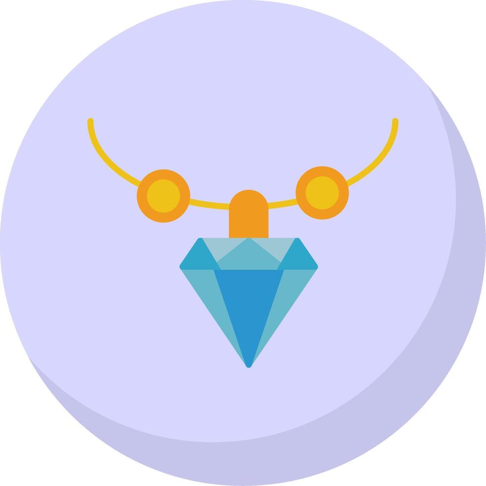 collar plano burbuja icono vector