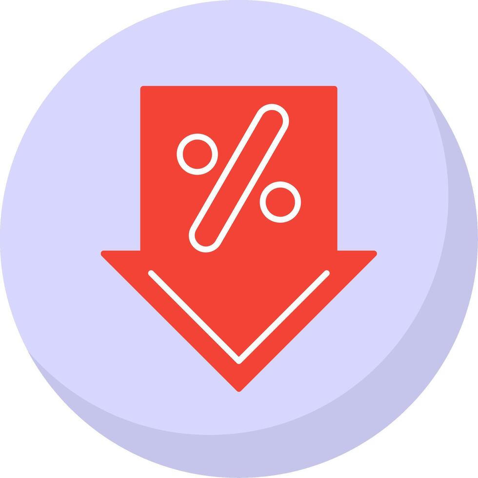 Discount Flat Bubble Icon vector