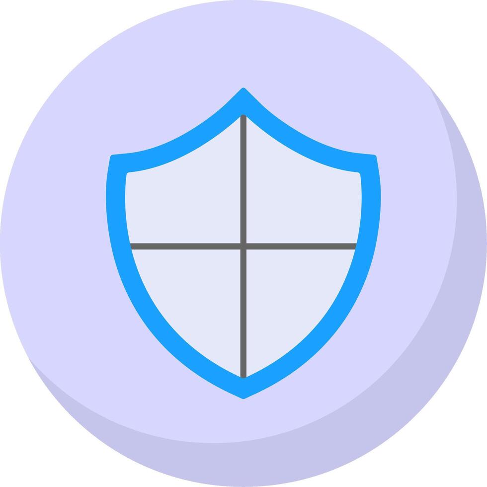 Safe Flat Bubble Icon vector