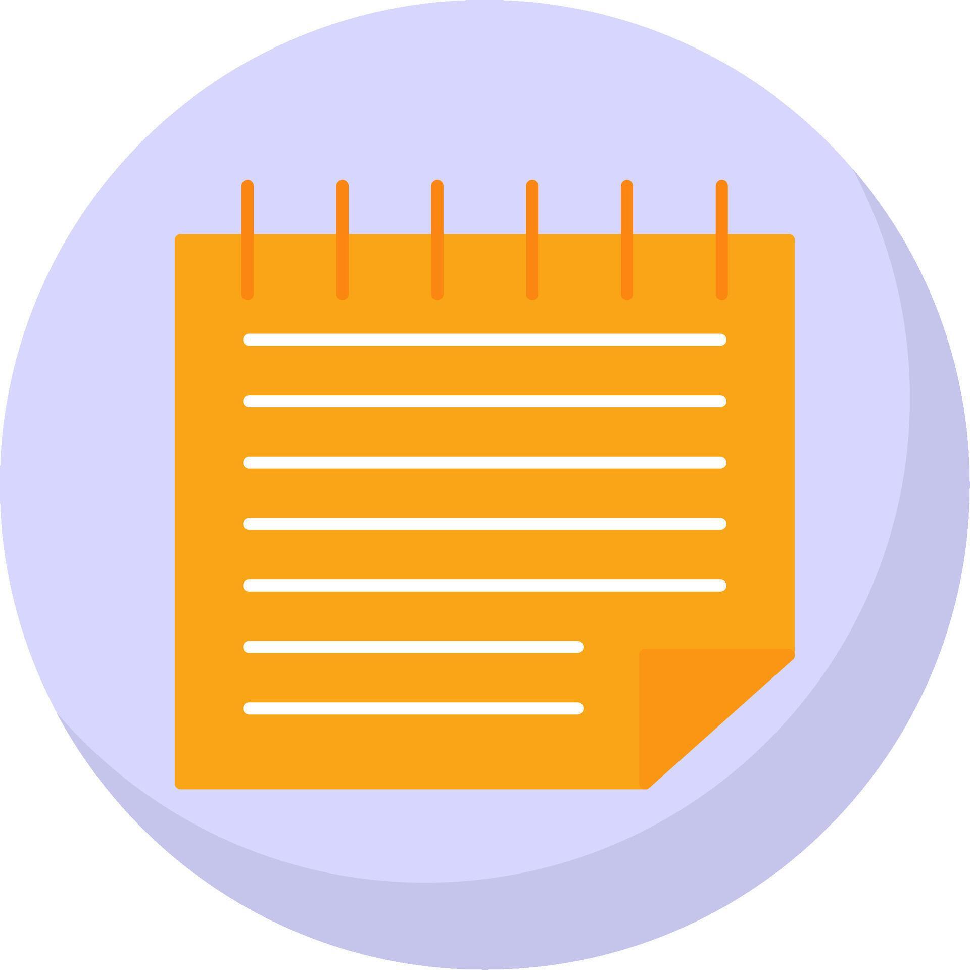 Notes Flat Bubble Icon 39296439 Vector Art at Vecteezy