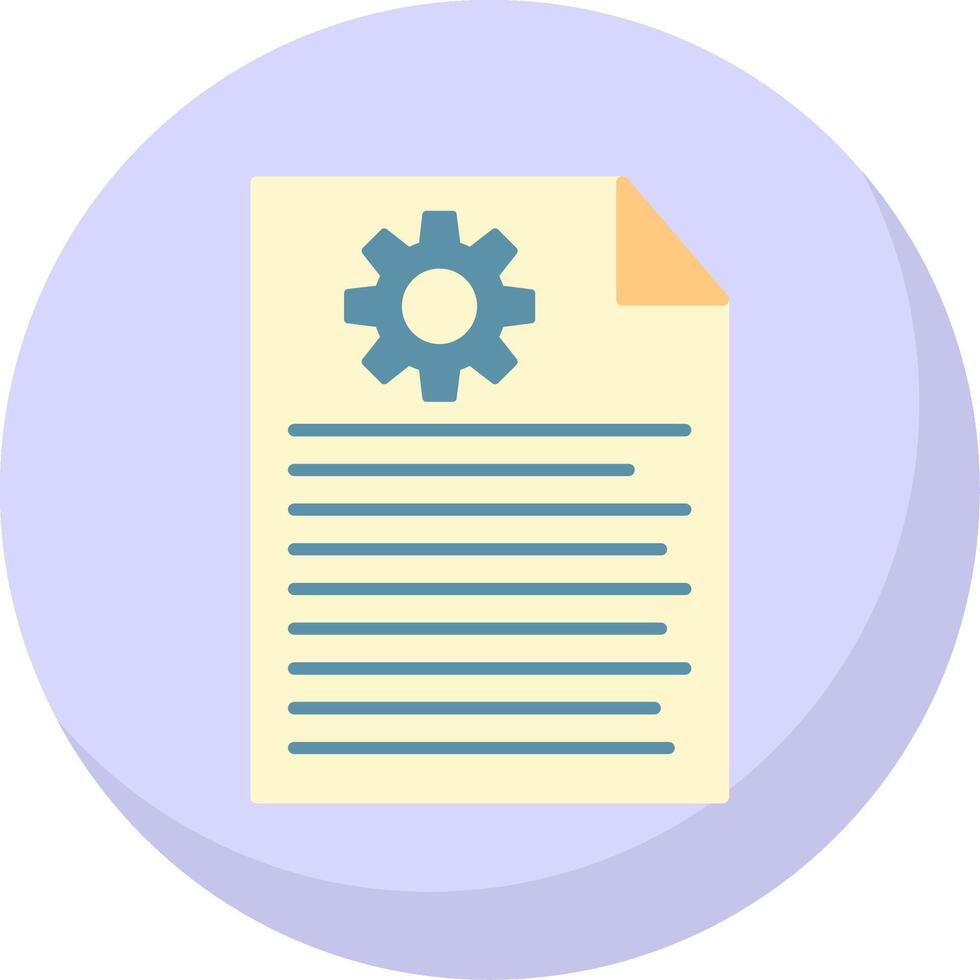 Report Flat Bubble Icon vector