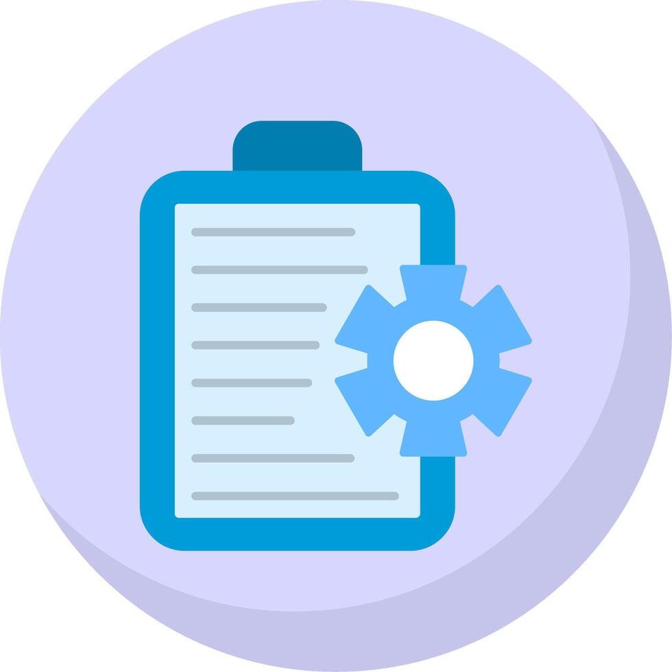 Management Flat Bubble Icon vector