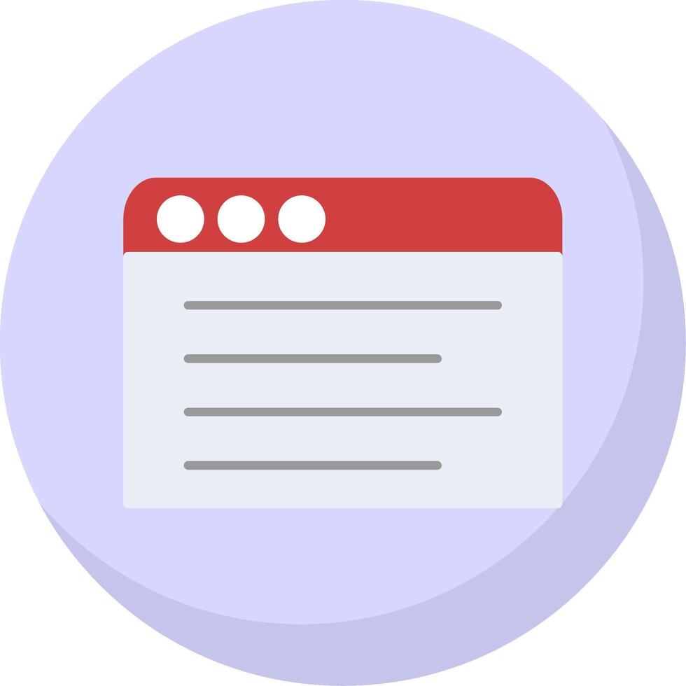 Online Learning Flat Bubble Icon vector