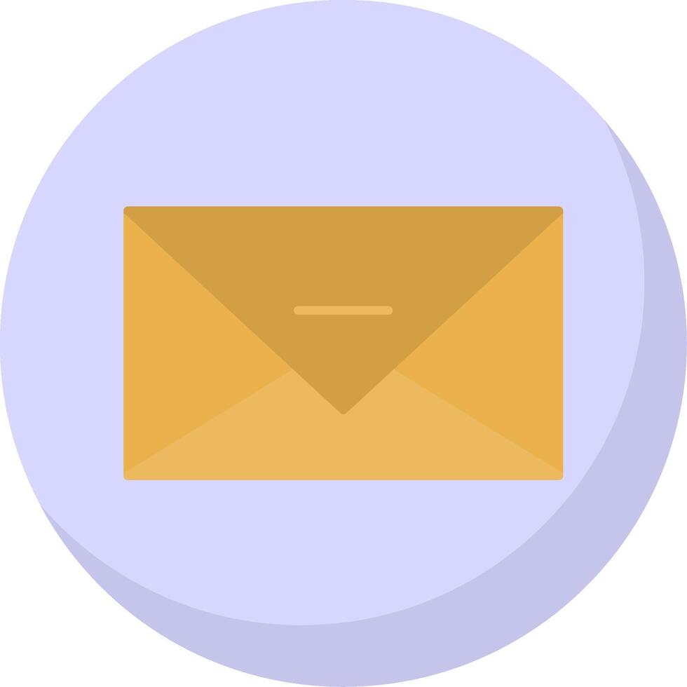 Email Flat Bubble Icon vector