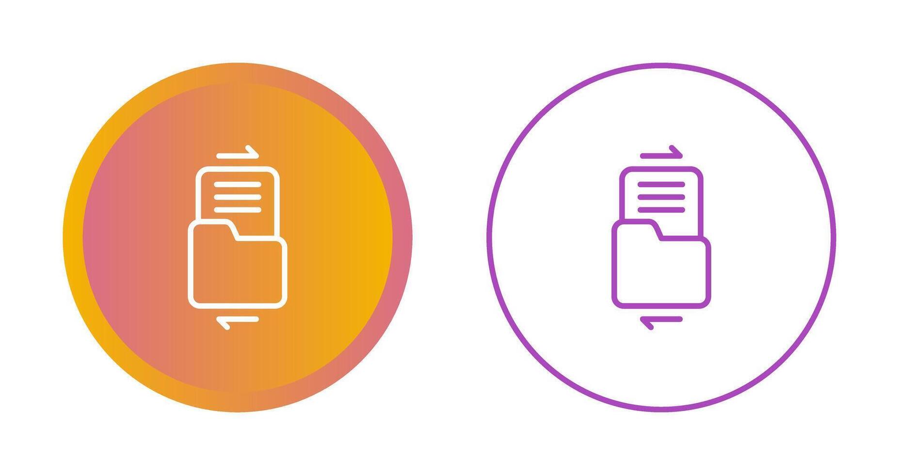 File Sharing Vector Icon