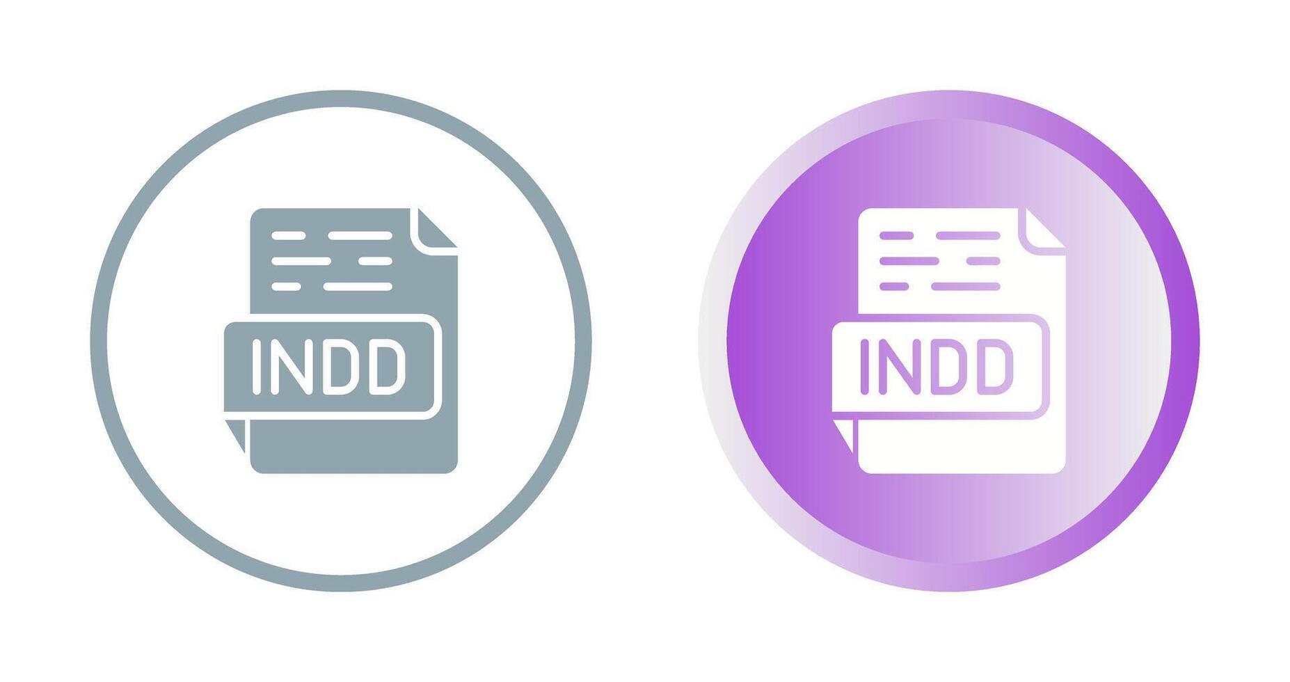 INDD Vector Icon