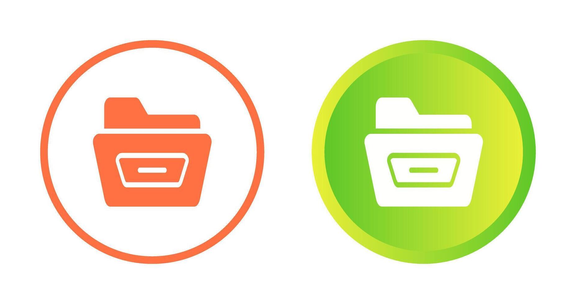 Open File Folder Vector Icon