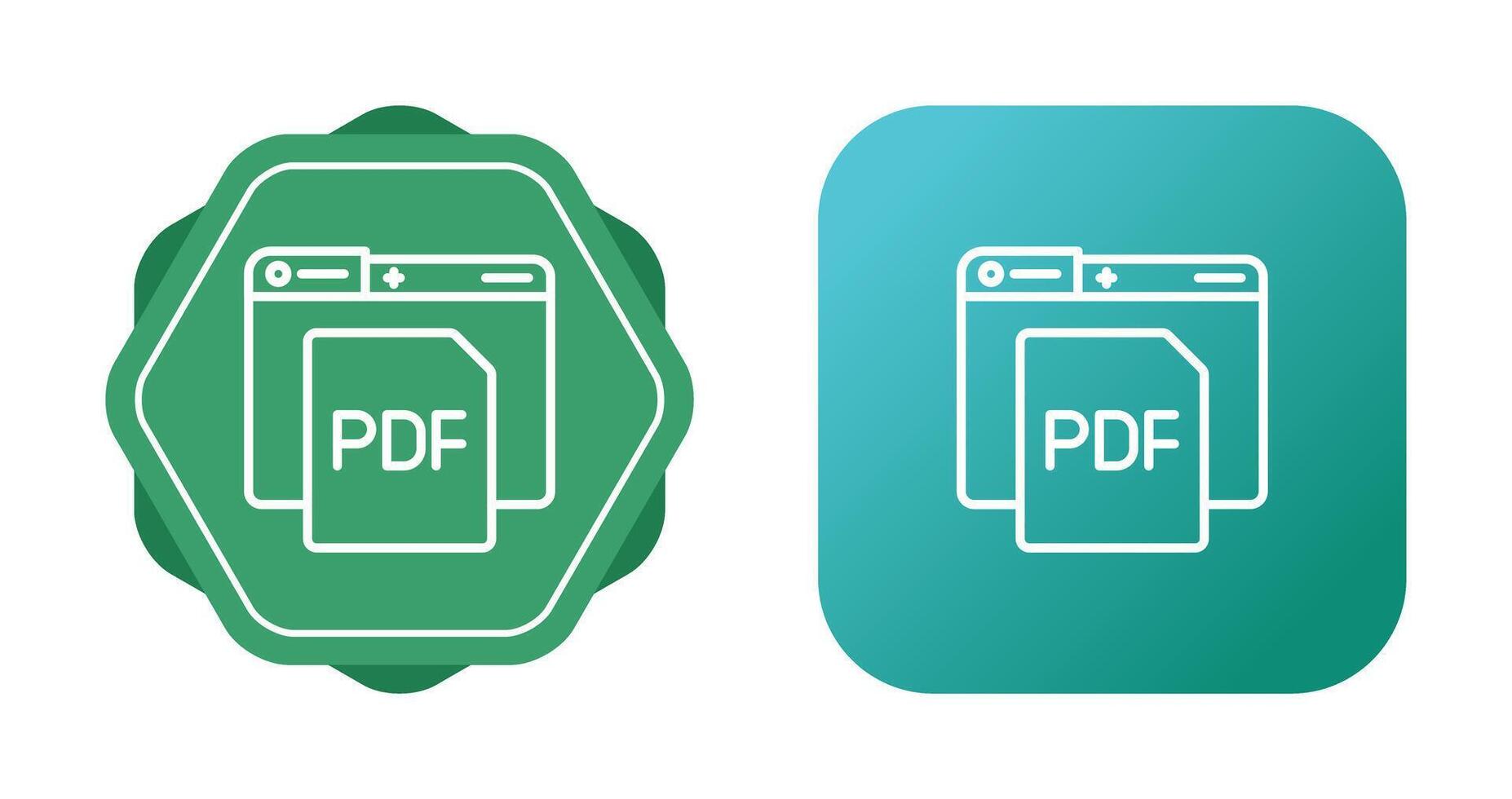 icono de vector de pdf